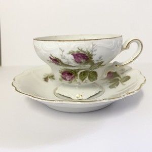 Vintage Rose China‎ Made in Japan Cup and Saucer Set